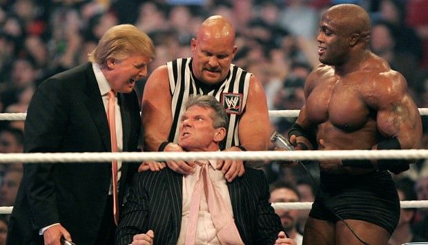 Bobby Lashley competed at Wrestlemania 23--participating in the 'Battle of the Billionaires', only to quit WWE shortly thereafter